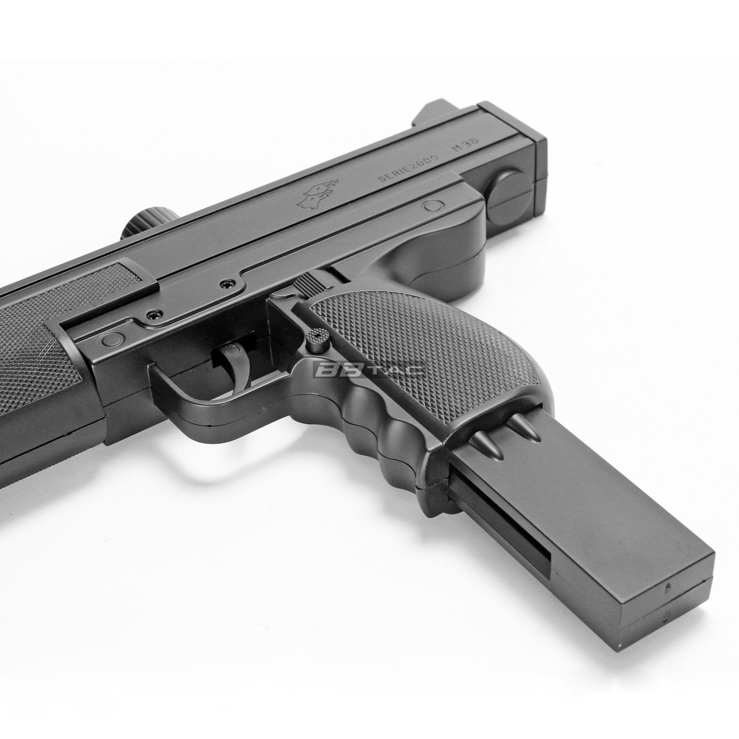 Amazon.com : BBTac Airsoft Pistol – Uzi-Style Spring Powered